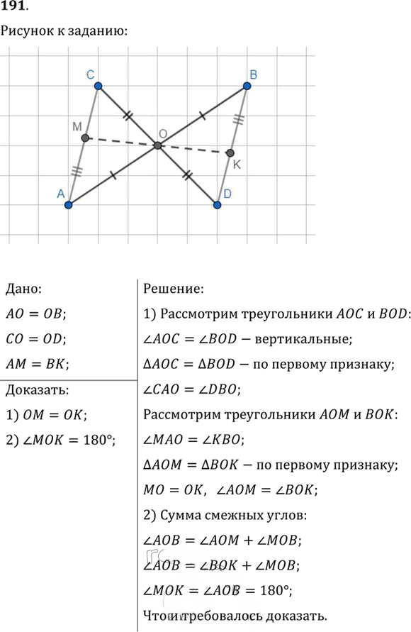 Иллюстрация к решению «Упр.191 ГДЗ Мерзляк Полонский 7 класс (Геометрия)», 1