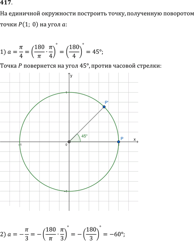 Иллюстрация к решению «Упр.417 ГДЗ Алимов 10-11 класс (Алгебра)», 1