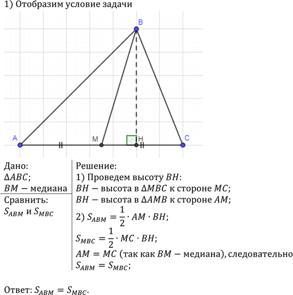 Иллюстрация к решению «Упр.474 ГДЗ Атанасян 7-9 класс по геометрии (Геометрия)», 2