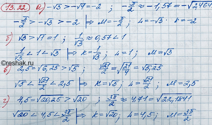 Иллюстрация к решению «Упр.13.22 ГДЗ Мордкович 8 класс (Алгебра)», 2