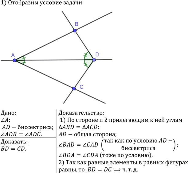 Иллюстрация к решению «Упр.123 ГДЗ Атанасян 7-9 класс по геометрии (Геометрия)», 2