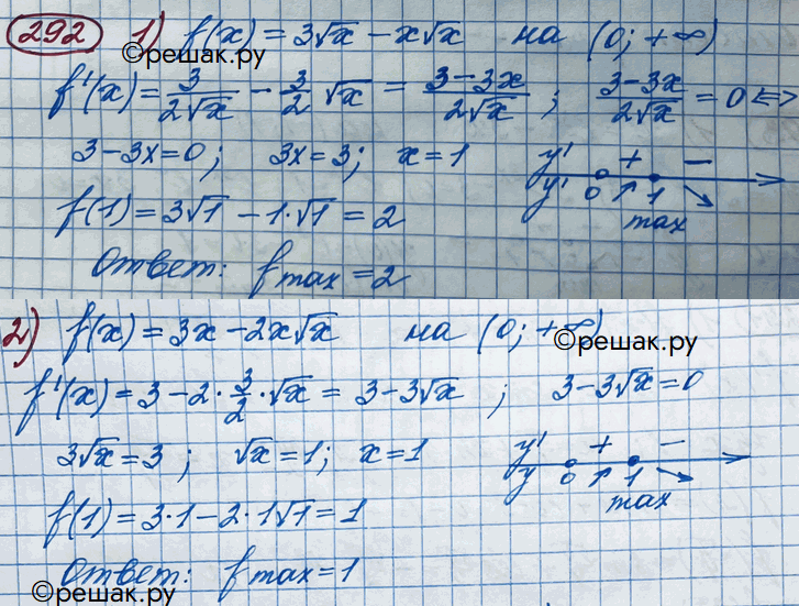 Иллюстрация к решению «Упр.292 ГДЗ Колягин Ткачёва 11 класс (Алгебра)», 3